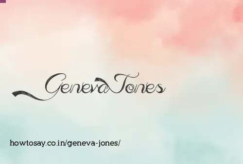 Geneva Jones
