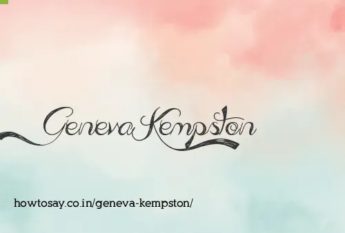 Geneva Kempston