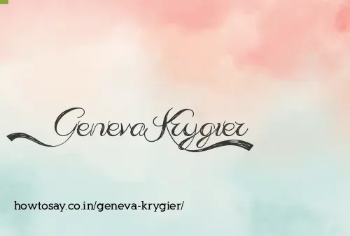 Geneva Krygier