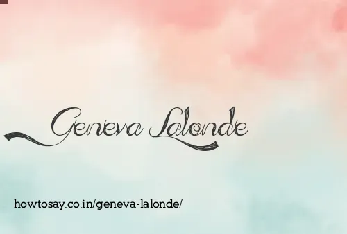 Geneva Lalonde