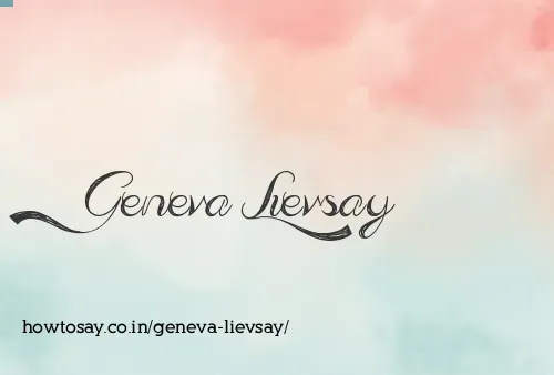 Geneva Lievsay