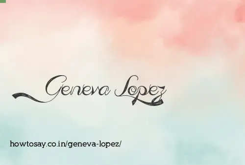 Geneva Lopez