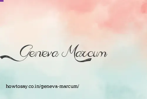 Geneva Marcum