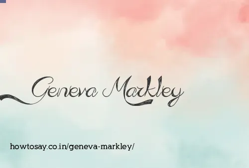 Geneva Markley