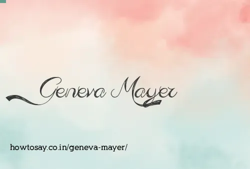 Geneva Mayer