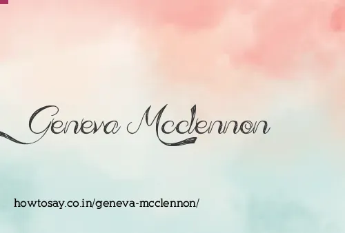 Geneva Mcclennon
