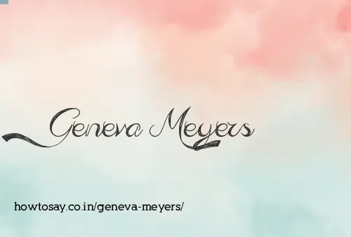 Geneva Meyers