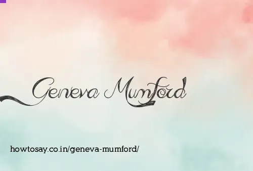 Geneva Mumford