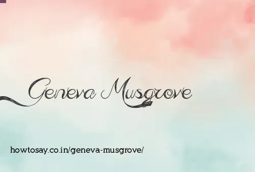Geneva Musgrove