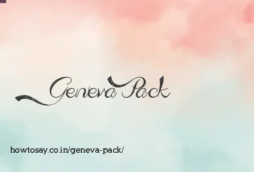Geneva Pack