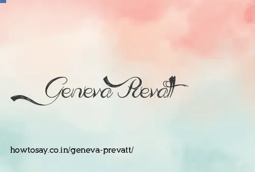 Geneva Prevatt