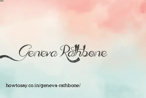 Geneva Rathbone