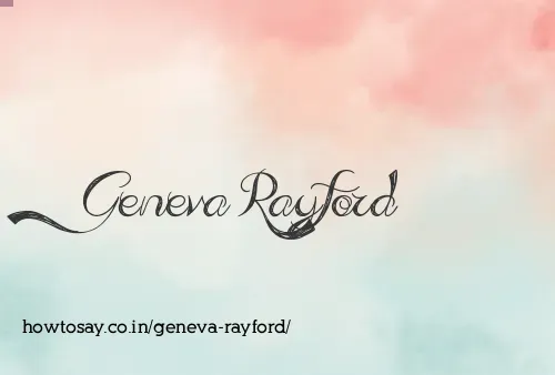 Geneva Rayford