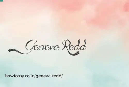 Geneva Redd
