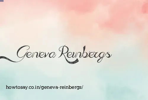 Geneva Reinbergs