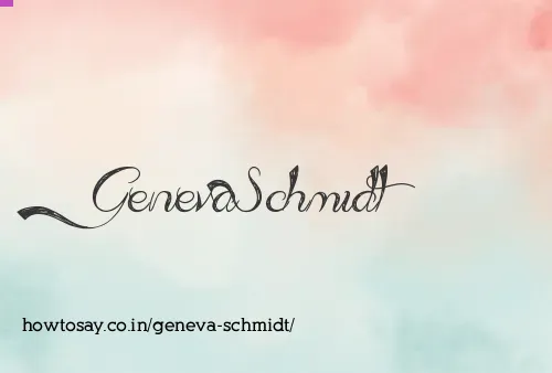 Geneva Schmidt