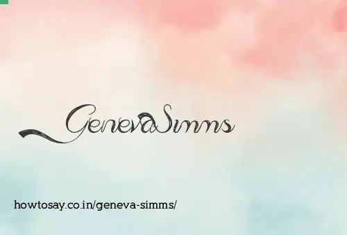 Geneva Simms