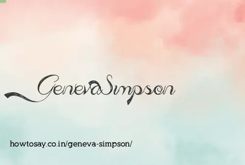 Geneva Simpson