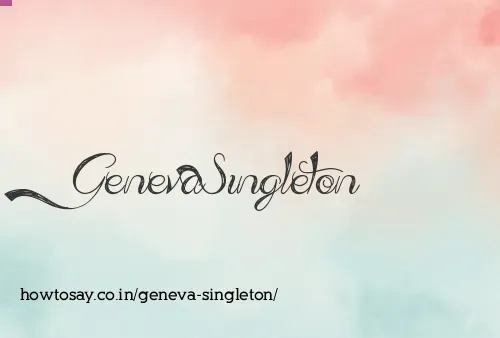 Geneva Singleton