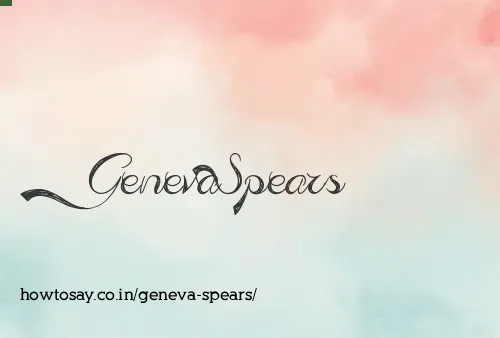 Geneva Spears