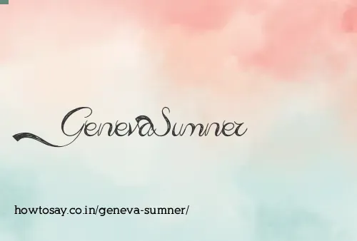 Geneva Sumner
