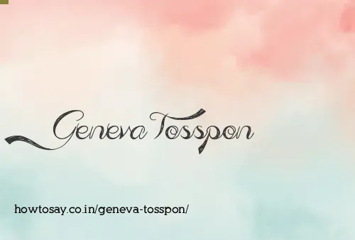 Geneva Tosspon