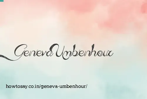 Geneva Umbenhour
