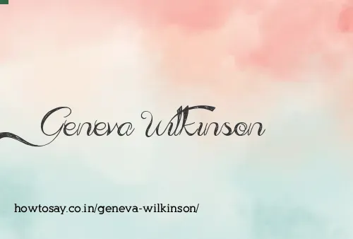 Geneva Wilkinson
