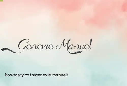Genevie Manuel