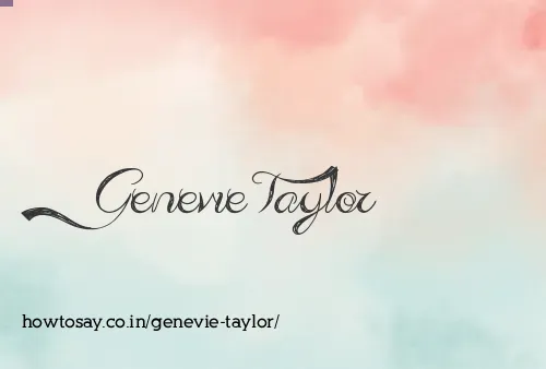 Genevie Taylor