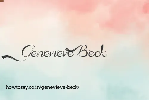Genevieve Beck