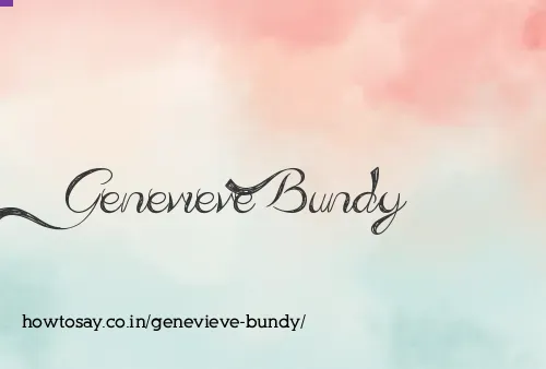 Genevieve Bundy