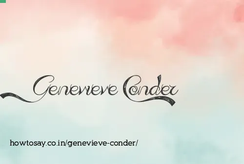 Genevieve Conder