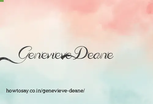 Genevieve Deane
