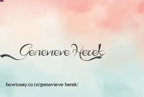 Genevieve Herek