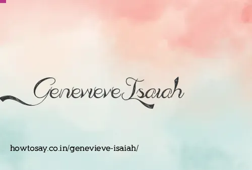 Genevieve Isaiah