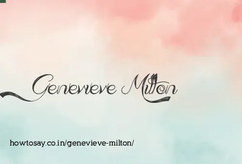 Genevieve Milton