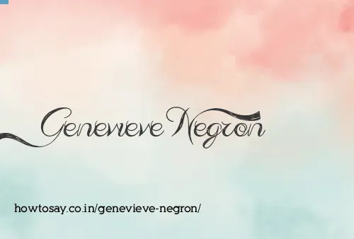 Genevieve Negron