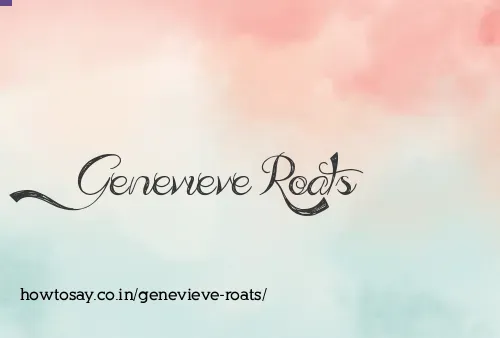 Genevieve Roats