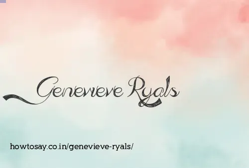 Genevieve Ryals