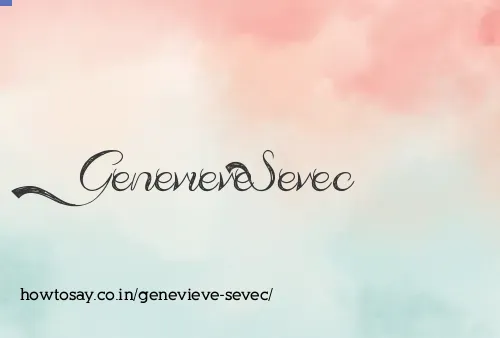 Genevieve Sevec