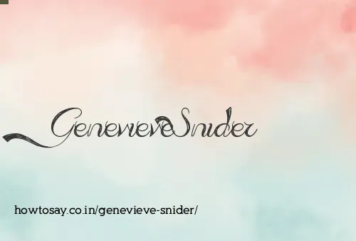 Genevieve Snider