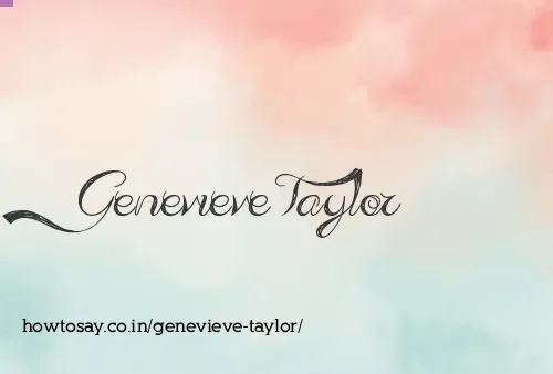 Genevieve Taylor