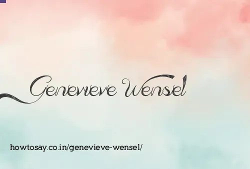Genevieve Wensel