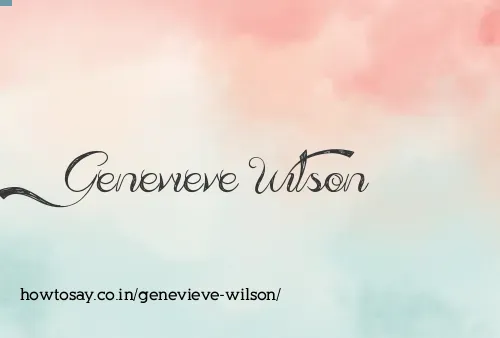 Genevieve Wilson