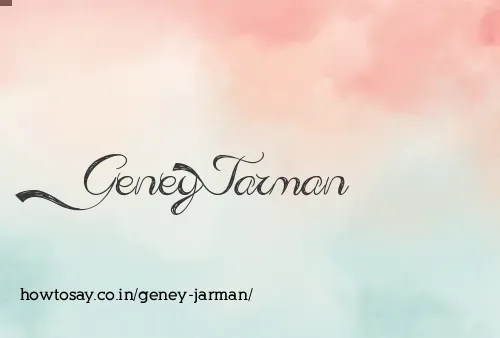 Geney Jarman