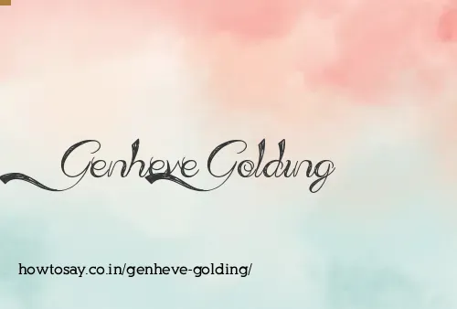 Genheve Golding