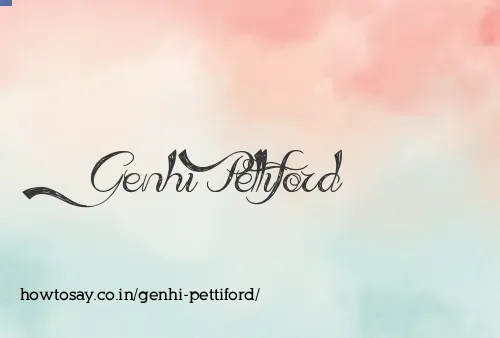 Genhi Pettiford