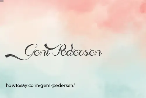 Geni Pedersen