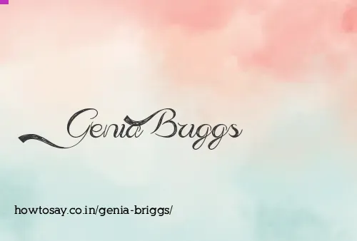 Genia Briggs